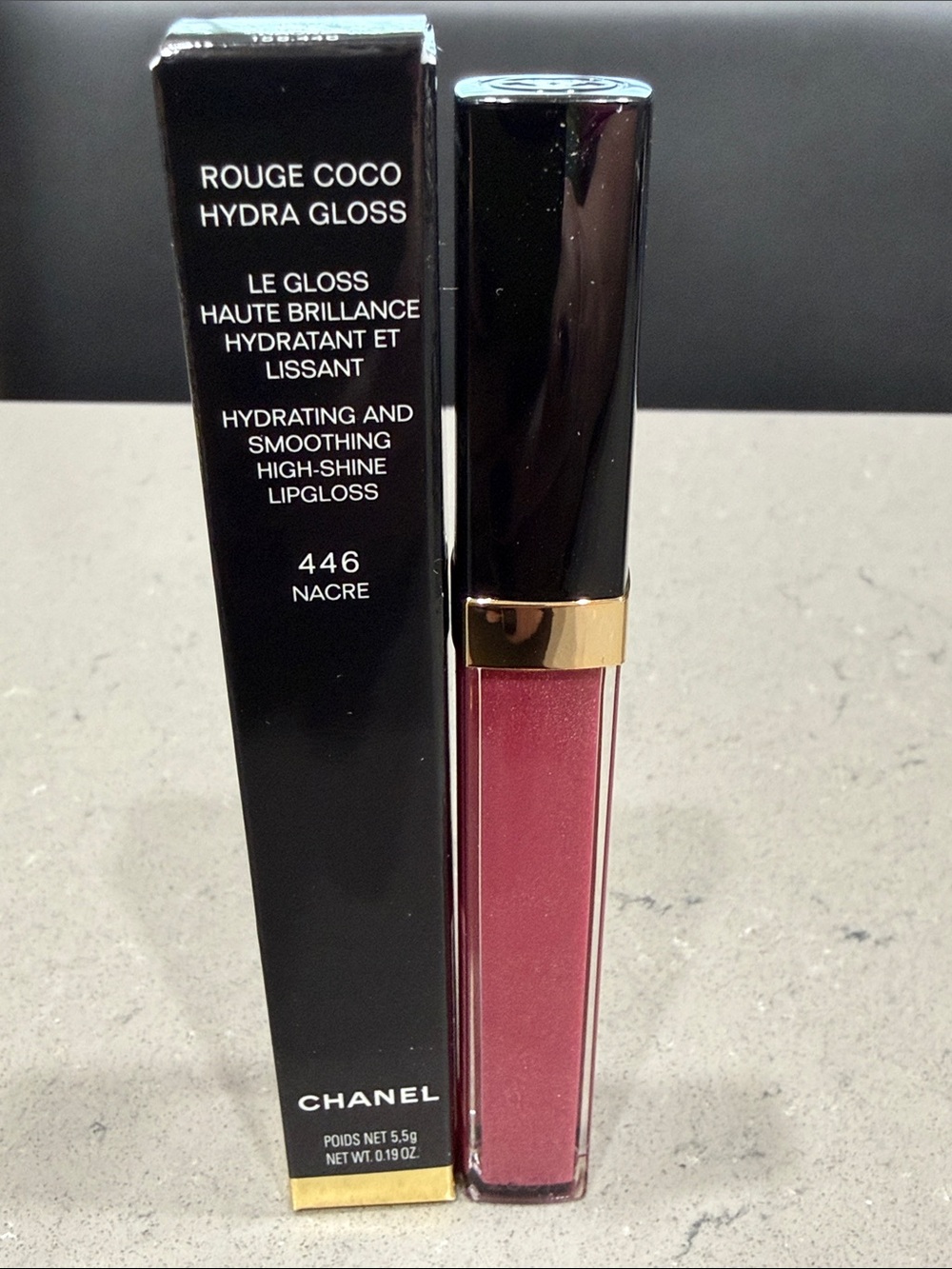 CHANEL Rouge Coco Hydra Gloss New Color 446 Nacre, new